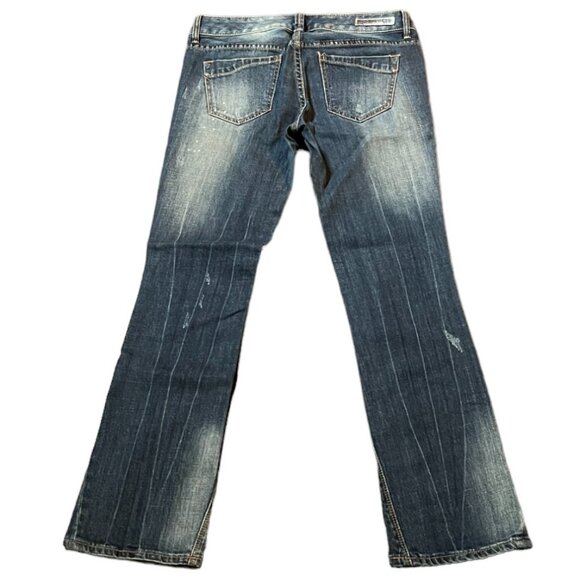 Women's Express Jeans Barely Boot Stella Regular Fit Low Rise, Size 2S - Picture 2 of 7